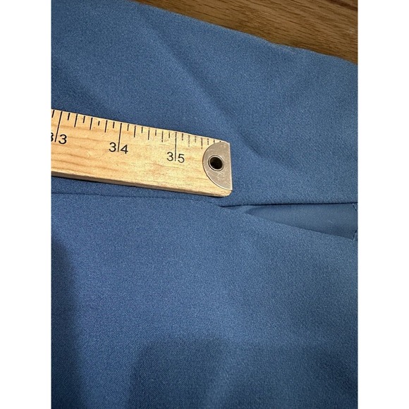 White House Black Market Size 12 Women Formal Sheath Dress Bell Sleeve Blue - Picture 7 of 12